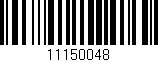 Código de barras (EAN, GTIN, SKU, ISBN): '11150048'