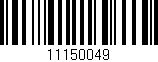 Código de barras (EAN, GTIN, SKU, ISBN): '11150049'