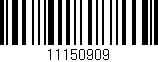 Código de barras (EAN, GTIN, SKU, ISBN): '11150909'