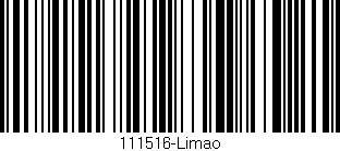 Código de barras (EAN, GTIN, SKU, ISBN): '111516-Limao'