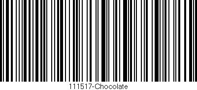 Código de barras (EAN, GTIN, SKU, ISBN): '111517-Chocolate'