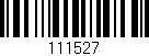 Código de barras (EAN, GTIN, SKU, ISBN): '111527'