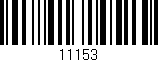 Código de barras (EAN, GTIN, SKU, ISBN): '11153'