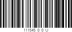 Código de barras (EAN, GTIN, SKU, ISBN): '111545_0_0_U'