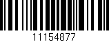 Código de barras (EAN, GTIN, SKU, ISBN): '11154877'
