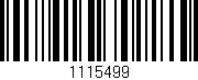 Código de barras (EAN, GTIN, SKU, ISBN): '1115499'