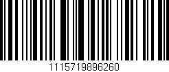 Código de barras (EAN, GTIN, SKU, ISBN): '1115719896260'