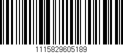 Código de barras (EAN, GTIN, SKU, ISBN): '1115829605189'