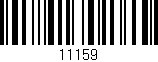 Código de barras (EAN, GTIN, SKU, ISBN): '11159'