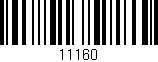 Código de barras (EAN, GTIN, SKU, ISBN): '11160'