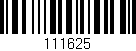Código de barras (EAN, GTIN, SKU, ISBN): '111625'