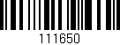 Código de barras (EAN, GTIN, SKU, ISBN): '111650'