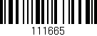 Código de barras (EAN, GTIN, SKU, ISBN): '111665'