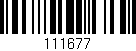 Código de barras (EAN, GTIN, SKU, ISBN): '111677'