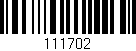 Código de barras (EAN, GTIN, SKU, ISBN): '111702'
