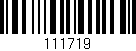 Código de barras (EAN, GTIN, SKU, ISBN): '111719'