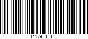 Código de barras (EAN, GTIN, SKU, ISBN): '11174_0_0_U'