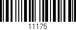 Código de barras (EAN, GTIN, SKU, ISBN): '11175'