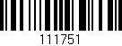 Código de barras (EAN, GTIN, SKU, ISBN): '111751'