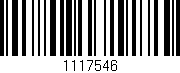 Código de barras (EAN, GTIN, SKU, ISBN): '1117546'