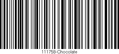 Código de barras (EAN, GTIN, SKU, ISBN): '111758-Chocolate'