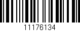 Código de barras (EAN, GTIN, SKU, ISBN): '11176134'