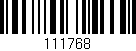 Código de barras (EAN, GTIN, SKU, ISBN): '111768'