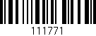 Código de barras (EAN, GTIN, SKU, ISBN): '111771'