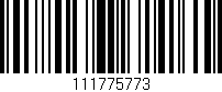 Código de barras (EAN, GTIN, SKU, ISBN): '111775773'