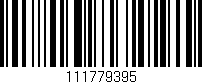 Código de barras (EAN, GTIN, SKU, ISBN): '111779395'