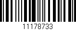 Código de barras (EAN, GTIN, SKU, ISBN): '11178733'