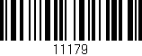 Código de barras (EAN, GTIN, SKU, ISBN): '11179'