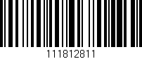 Código de barras (EAN, GTIN, SKU, ISBN): '111812811'