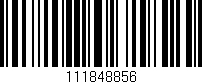 Código de barras (EAN, GTIN, SKU, ISBN): '111848856'