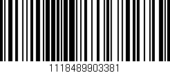 Código de barras (EAN, GTIN, SKU, ISBN): '1118489903381'