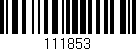Código de barras (EAN, GTIN, SKU, ISBN): '111853'
