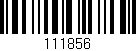 Código de barras (EAN, GTIN, SKU, ISBN): '111856'