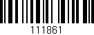 Código de barras (EAN, GTIN, SKU, ISBN): '111861'