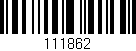 Código de barras (EAN, GTIN, SKU, ISBN): '111862'
