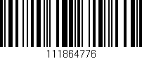 Código de barras (EAN, GTIN, SKU, ISBN): '111864776'
