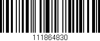 Código de barras (EAN, GTIN, SKU, ISBN): '111864830'