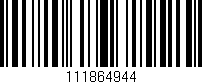 Código de barras (EAN, GTIN, SKU, ISBN): '111864944'
