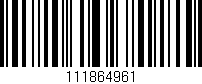 Código de barras (EAN, GTIN, SKU, ISBN): '111864961'