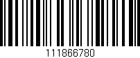 Código de barras (EAN, GTIN, SKU, ISBN): '111866780'