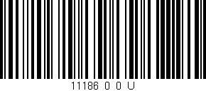Código de barras (EAN, GTIN, SKU, ISBN): '11186_0_0_U'