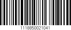Código de barras (EAN, GTIN, SKU, ISBN): '1118850021041'