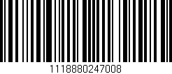 Código de barras (EAN, GTIN, SKU, ISBN): '1118880247008'