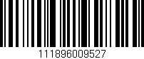 Código de barras (EAN, GTIN, SKU, ISBN): '111896009527'