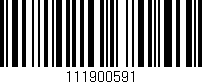 Código de barras (EAN, GTIN, SKU, ISBN): '111900591'