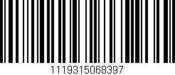Código de barras (EAN, GTIN, SKU, ISBN): '1119315068397'